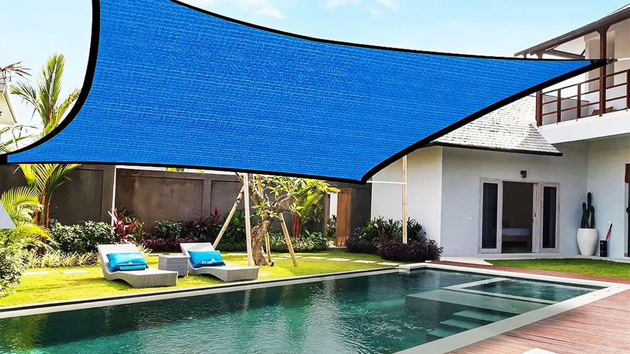 شید گلخانه تراکم ۸۰ درصد ابعاد ( ۵ در ۳ ) دوردوزی شده و حلقه دار